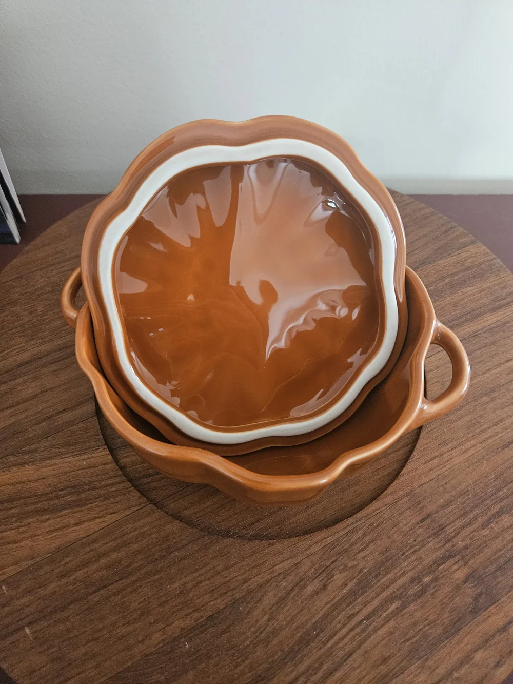 Staub Pumpkin Cocotte in Orange Gloss Enamel